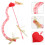 4Set Props Cupido Per Cosplay E Feste A Tema San Rosa 11