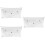 3Pz Clutch Jelly Trasparente Borsa Sera Resistente 7