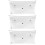3Pz Clutch Jelly Trasparente Borsa Sera Resistente 8
