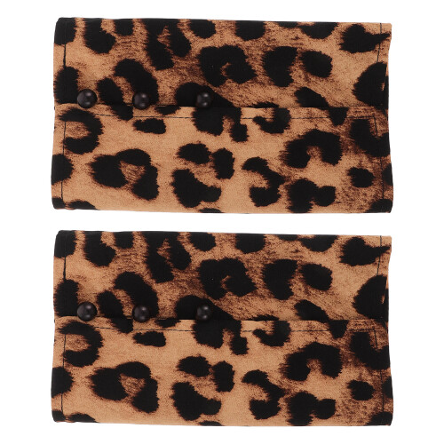 2Paia Maniche Polso Leopardo Staccabili Per E Occasioni 1