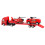 3Pz Auto Bambini Rosso Pull Back Materiale Robusto E Sicuro 1