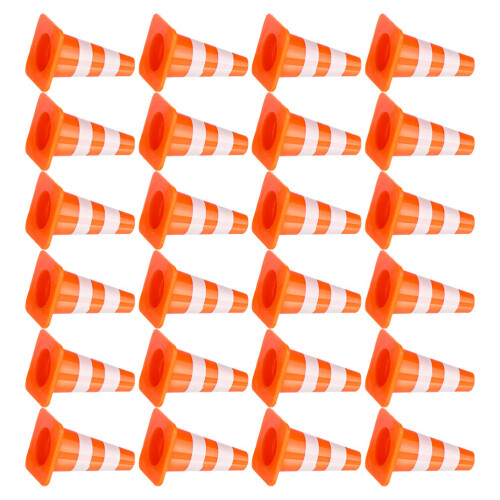 200Pz Mini Barricate Gioco Educativo Resistente Arancione