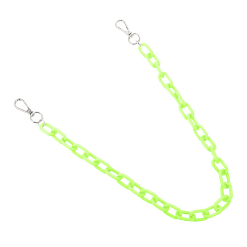 2Pz Catena Verde Acrilico Regolabile Per Jeans E Punk