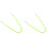 2Pz Catena Verde Acrilico Regolabile Per Jeans E Punk 2