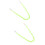 2Pz Catena Verde Acrilico Regolabile Per Jeans E Punk 7