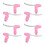 8Pz Leve Bici Rosa Compatibili Multimodello Resistenti 5