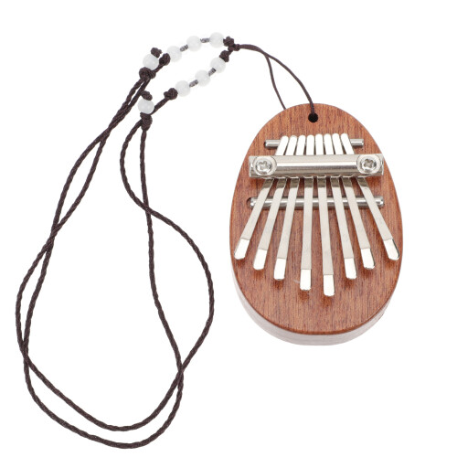 2Pz Kalimba in Legno Con Acciaio Per Performance, Relax E 1
