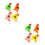 8Pz Clips Pulcino Mini in Ferro E Panno Per Party 7