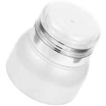 3Pz Dispenser Lozione Bianco Acrilico Con Pompa Per Crema E Olio Corpo