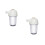 2Pz Sedimenti Rubinetto Casa Materiale Pet+pp+rame Bianco 7