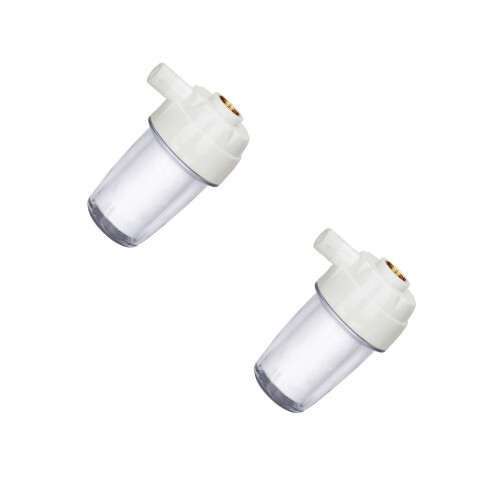2Pz Sedimenti Rubinetto Casa Materiale Pet+pp+rame Bianco 2