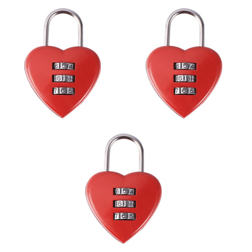 3Pz A Combinazione Cuore Multiuso Per Valigie E 2