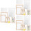 3Set Kit Manuale Per Carta Con in Legno Vari E Materiali 6