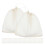 2Pz Sacchetti Muslin Cotone Bianco Erbe Spezie Riutilizzabili 2