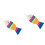 2Pz Gioco Scratch Pesce Multi Per Gatti Protegge I 4