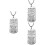 3Pz Collana in Argento Resistente Per 6