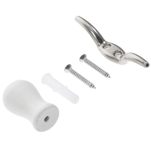 5Set Set Completo Fermacorda E Manopole Per Tende Multiuso