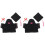 2Set Completo in Stoffa Reutilizzabile Per Bambole 4