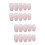 48Pz Tips Unghie Finte Rosa Per Uso Manicure 7