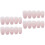 48Pz Tips Unghie Finte Rosa Per Uso Manicure 4