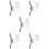 5Set Set Completo Fermacorda E Manopole Per Tende Multiuso 8
