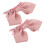 8Pz Fermagli Fiocco Rosa Per 1
