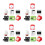 4Set Miniatura in Resina Decor Retrò Per Camera Casa E Ufficio 9