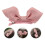 8Pz Fermagli Fiocco Rosa Per 10
