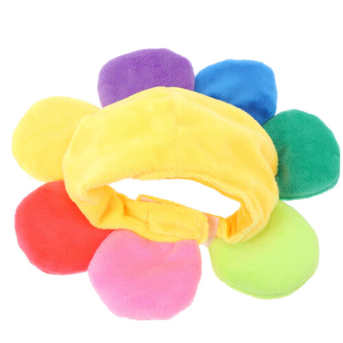 2Pz Gatti Peluche A Girasole Colorati Per 1