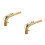 2Pz Collo Sax 24.5mm Ottone Dorato Accessorio Resistente Per Saxofono 6