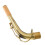 2Pz Collo Sax 24.5mm Ottone Dorato Accessorio Resistente Per Saxofono 2