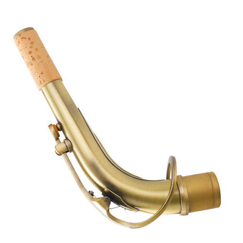 2Pz Collo Sax 24.5mm Ottone Dorato Accessorio Resistente Per Saxofono 1