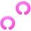 2Pz Silicone Per Salone Rosa Unisex E 5