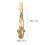 2Pz Collo Sax 24.5mm Ottone Dorato Accessorio Resistente Per Saxofono 10