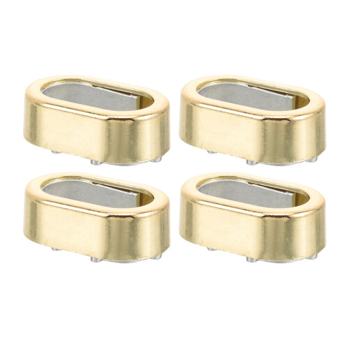 8Pz Supporti Dorati Per Asta Appendiabiti in Zinco Resistente