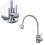 2Pz Rubinetto Lavabo Acciaio Monocomando Rotante Argento 1