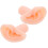 5Pz Orecchie Silicone Morbide Beige Display Gioielli Uso Domestico 1
