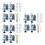 3Set Regolabili Argento Per Armadio Con Base Livellante 7