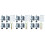 3Set Regolabili Argento Per Armadio Con Base Livellante 5