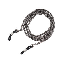 2Set Catena Facile Usare in Metallo Nero Per Maschera E Occhiali