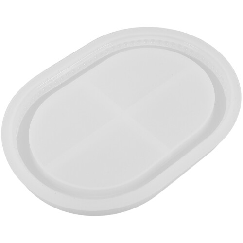 3Pz Silicone Resina Ovali Per Vassoi E DIY