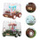 8St Pull-Back Bus Toy Transparante Plastic Auto Speelgoed Voor Kids 11
