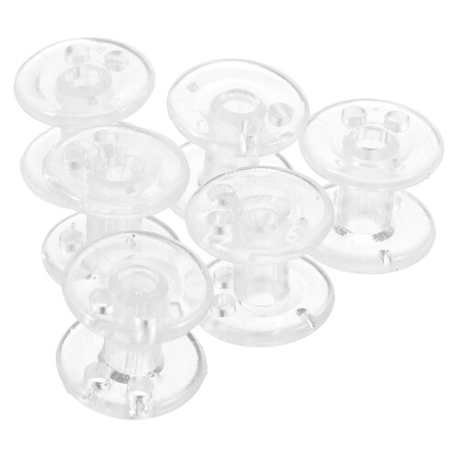 30Pz Tendicinghia Per Tende Piegate Trasparente in Pom Con Cleats