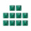 60Pz Perline Agata Verde Naturale Per Materiale DIY 1