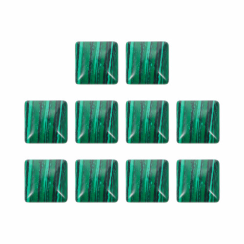 60Pz Perline Agata Verde Naturale Per Materiale DIY