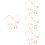 4Set Gioielli Rosa Per , Collana E Bracciali Per Uso Decorativo 7