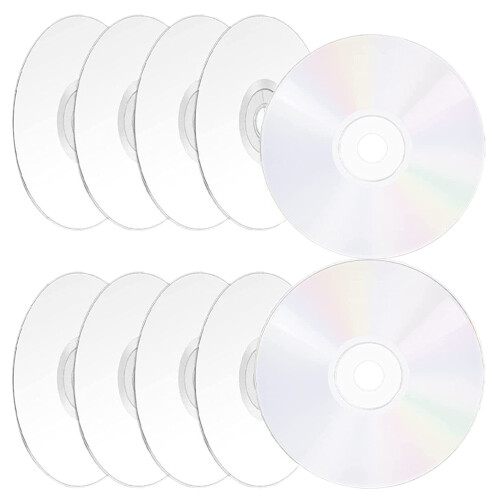 50Pz Dischi Cd Trasparente Handmade Per Decorazioni E Pittura