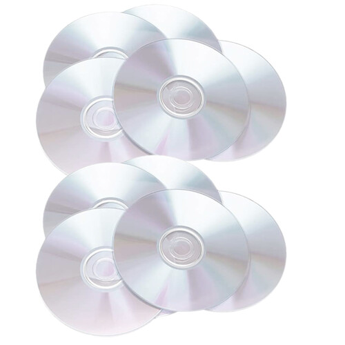 50Pz Dischi Cd Trasparente Handmade Per Decorazioni E Pittura 1