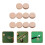 40Pièces Pointes Queue Snooker Khaki Cuir PU Protection Réparation 9