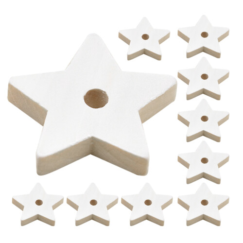 20Pz Appeso in Legno Per Pappagalli Resistente E 2